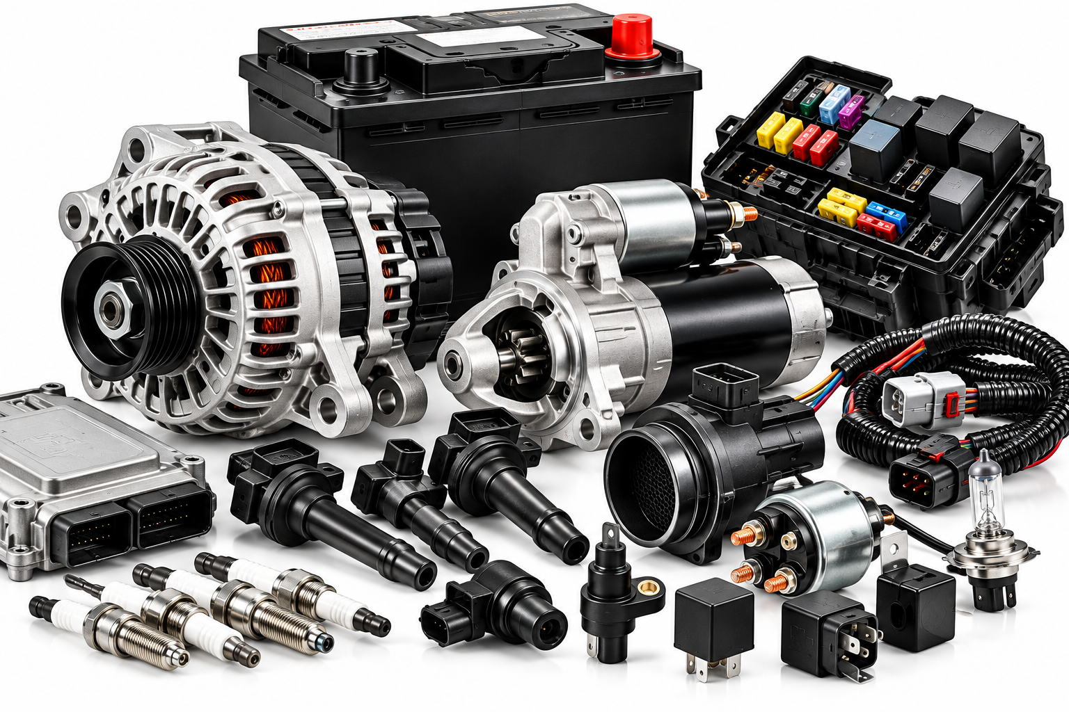 Componentes eléctricos automotrices