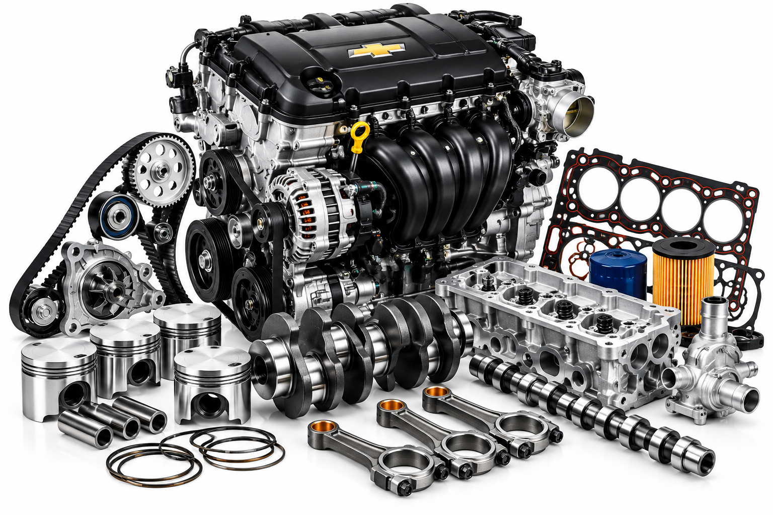 Refacciones y componentes de motor